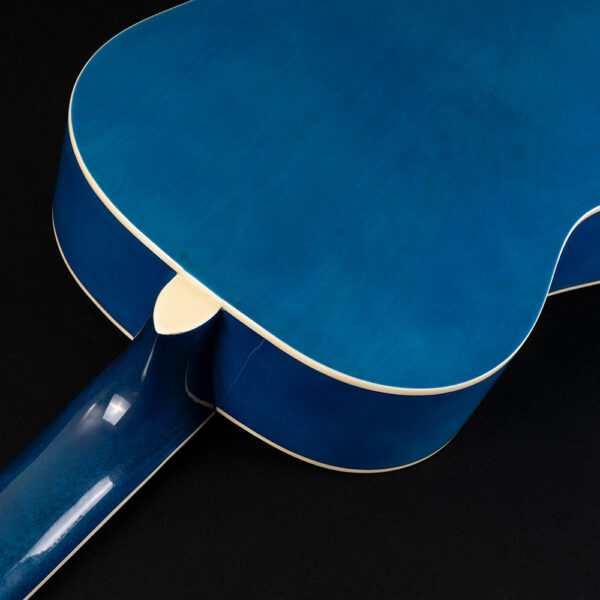 Rear mahogany neck joint inspection on JJ43