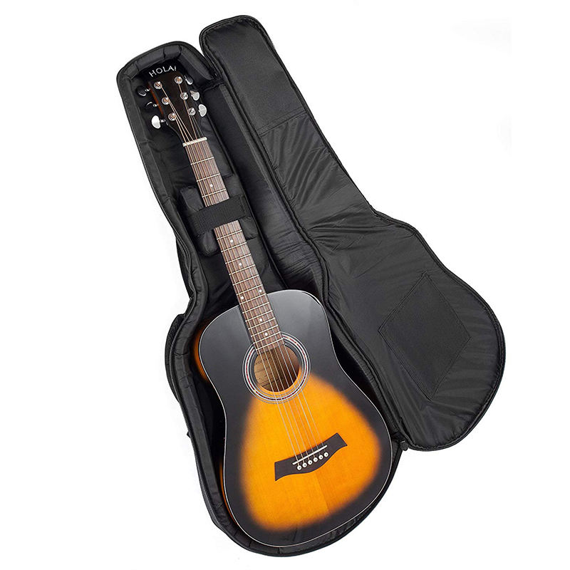 Acoustic Guitar Bag Thick Padding Waterproof Dual Adjustable Shoulder Strap Guitar Case Gig Bag 40 41 Inch with Back Hanger Loop