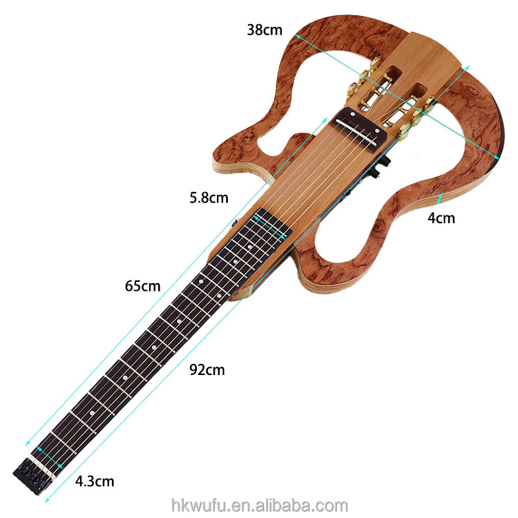Headless Guitar Back Design