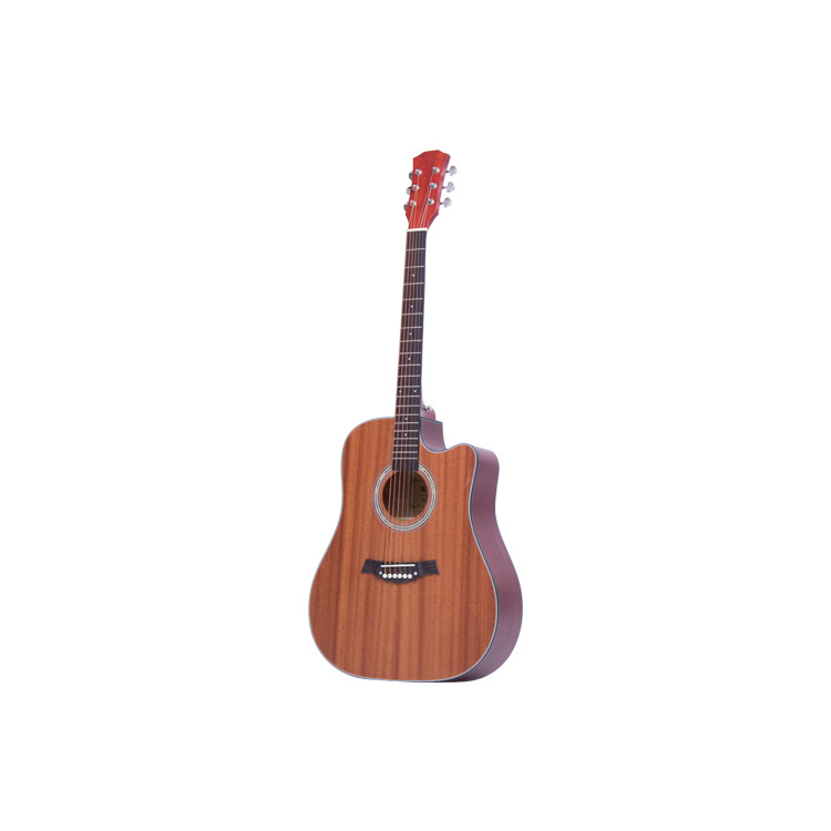 Paisen High Quality 38 Inch Solid Sapele Acoustic Guitar 6 Strings Folk Guitar for Kids