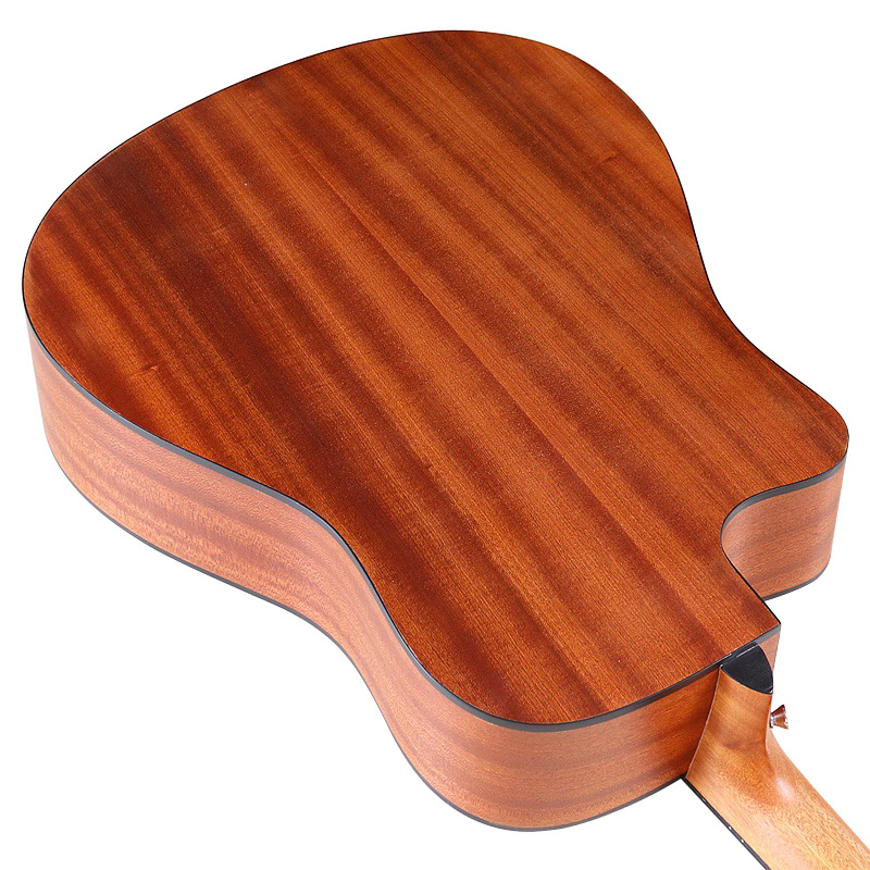 41 Inch 6 String Spruce Plywood Log Matte Acoustic Guitar for Boys and Girls Playing and Singing