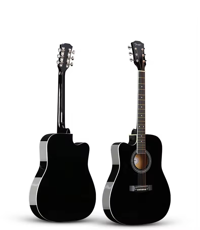 Wholesale 41 Inch Basswood Gloss Classical Acoustic Left Handed Guitar Musical Instrument for Adult