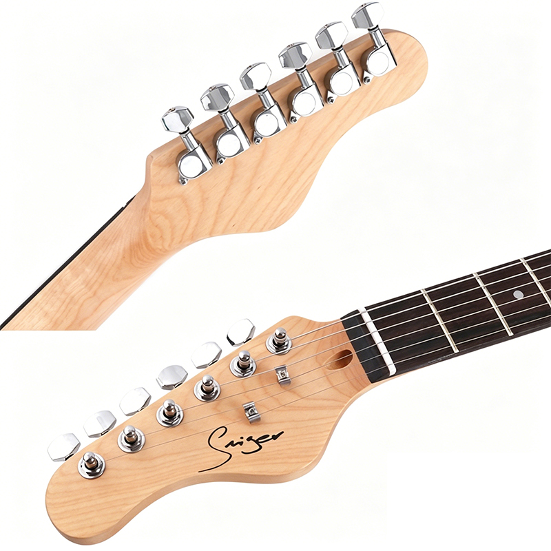 L-G1-FB-L Left-hand Electric Guitar with 3 Single Pickups, Rosewood Fingerboard, ST Electric Guitar Left-hand.