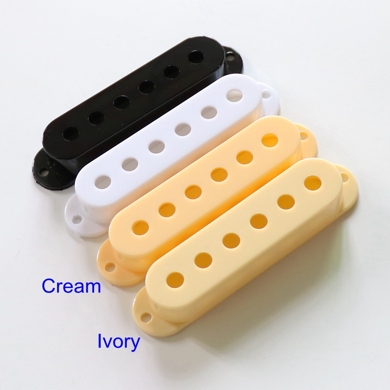 Donlis PC01 Wholesale 18mm Wide Single Coil ST Guitar Pickup Covers for Replacement Plastic Parts with 48/50/52mm String Spacing