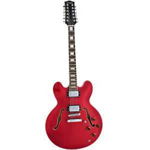 Twelve-String Semi-Hollow Body Jazz Electric Guitar