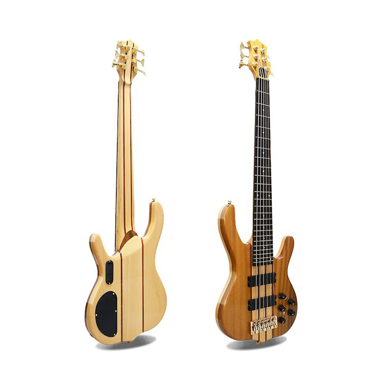 Factory High-end OEM ODM Wholesale Neck-Thru Electric Bass - 6-String Professional Bass Guitar with Competitive Pricing