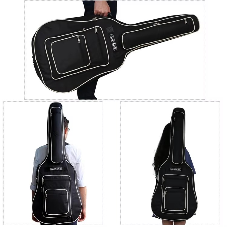 Wholesale 40"/ 41" 8M Pad Acoustic Guitar Gig Bag Waterproof Gig Bag With Dual Adjustable Shoulder Strap Instrument Bags &amp; Cases