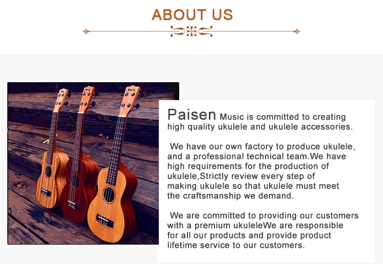 Paisen High Quality 38 Inch Solid Sapele Acoustic Guitar 6 Strings Folk Guitar for Kids