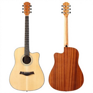 41 Inch 6 String Spruce Plywood Log Matte Acoustic Guitar