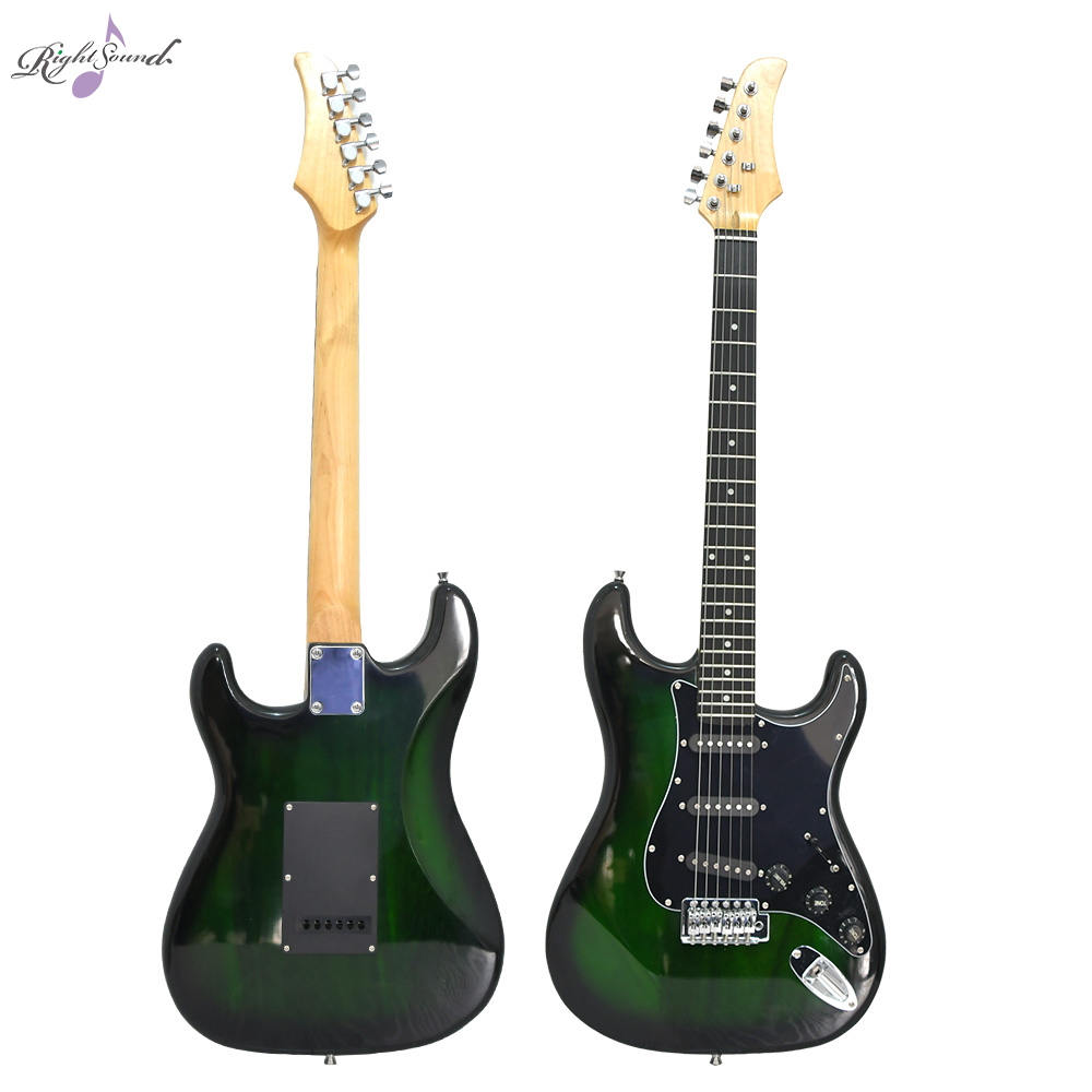 Electric Guitar 39" Inch Complete Beginner Starter Kit Full Size with 10w Amp Package Includes All Accessories Set
