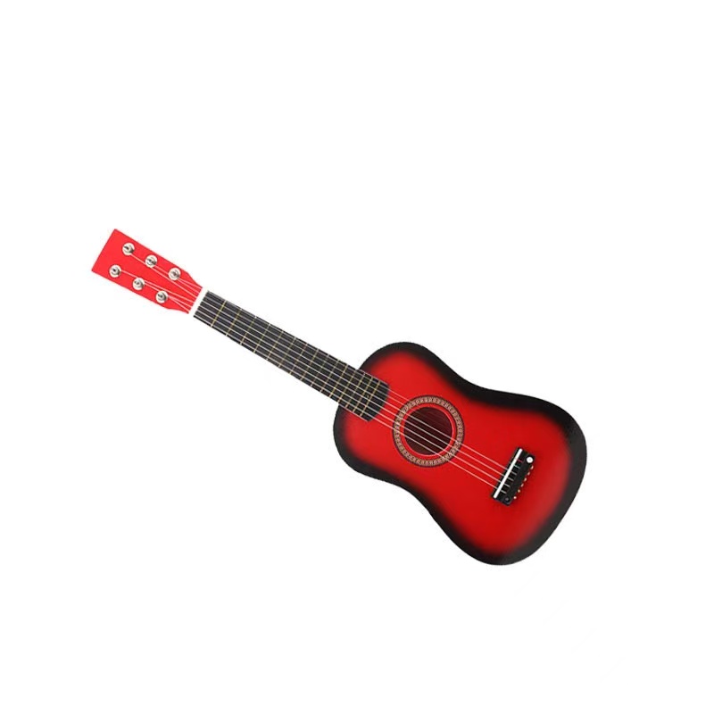 Wholesale 21 Inch Basswood Small Guitar 6 Strings Small Acoustic Guitar Musical Instruments for Children Kids Beginners Playing