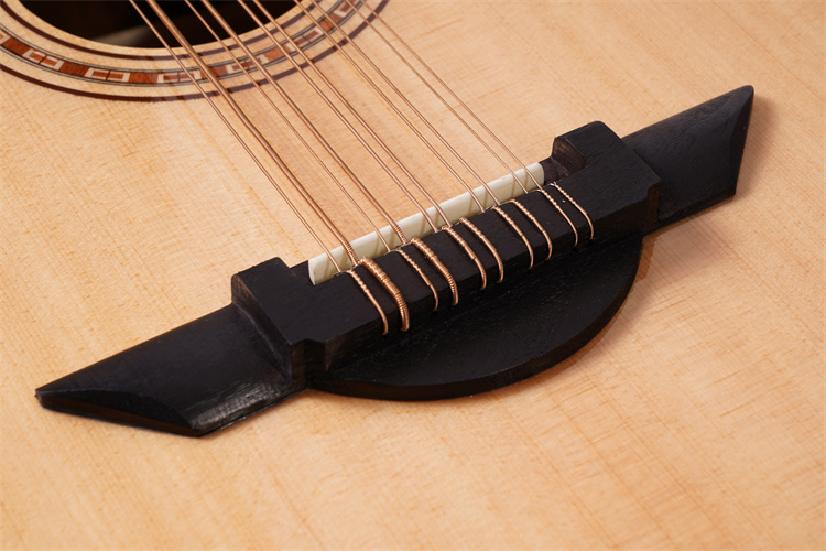 Factory Direct Sale 10-String Acoustic Guitar Bajo Quinto Florentine Mexican Style Spruce Top Mahogany Rosewood Fingerboard