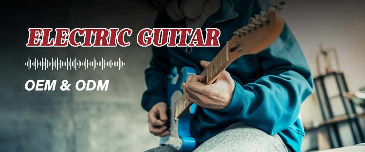 LP Style Electric Guitar Banner
