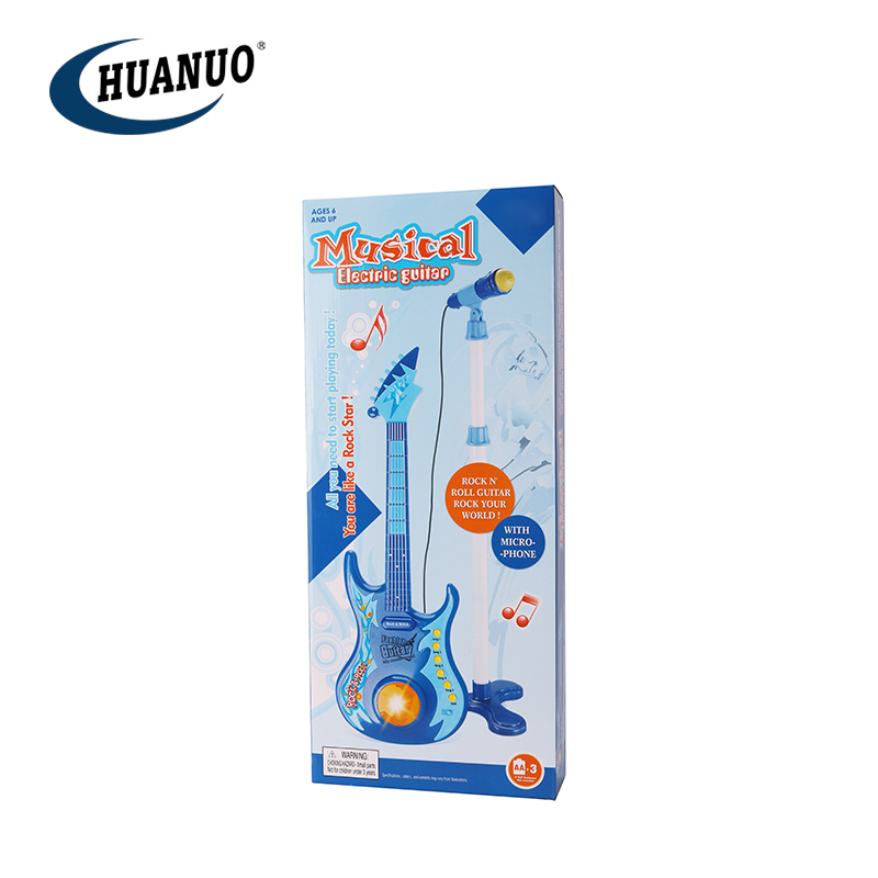 Kids Electric Musical Guitar Toy With Speakers and Microphone Combination