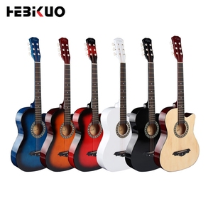 HEBIKUO 38 Inch Beginner Travel Acoustic Guitar