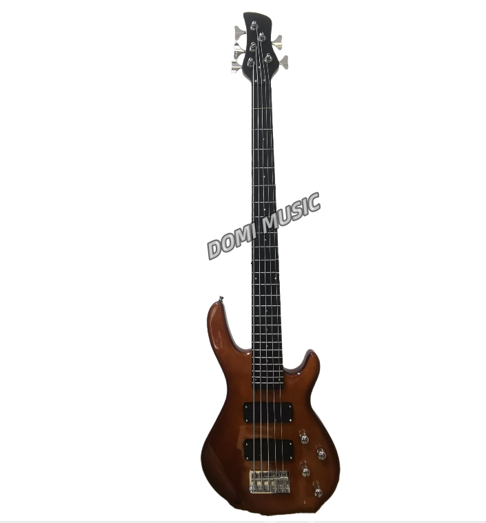 Wholesale Five-String Electric Bass Guitar with Multicolor Selection Rosewood Body