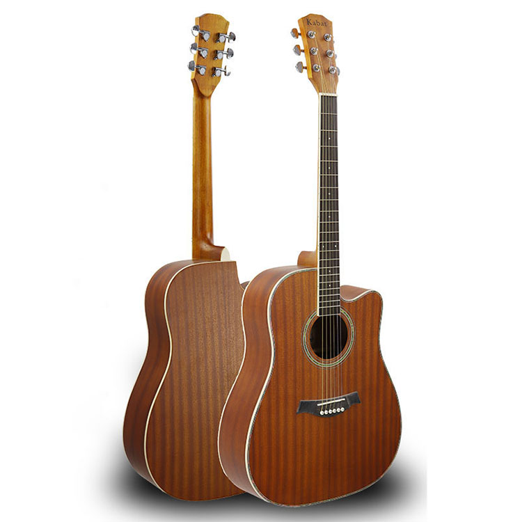 Paisen High Quality 38 Inch Solid Sapele Acoustic Guitar 6 Strings Folk Guitar for Kids