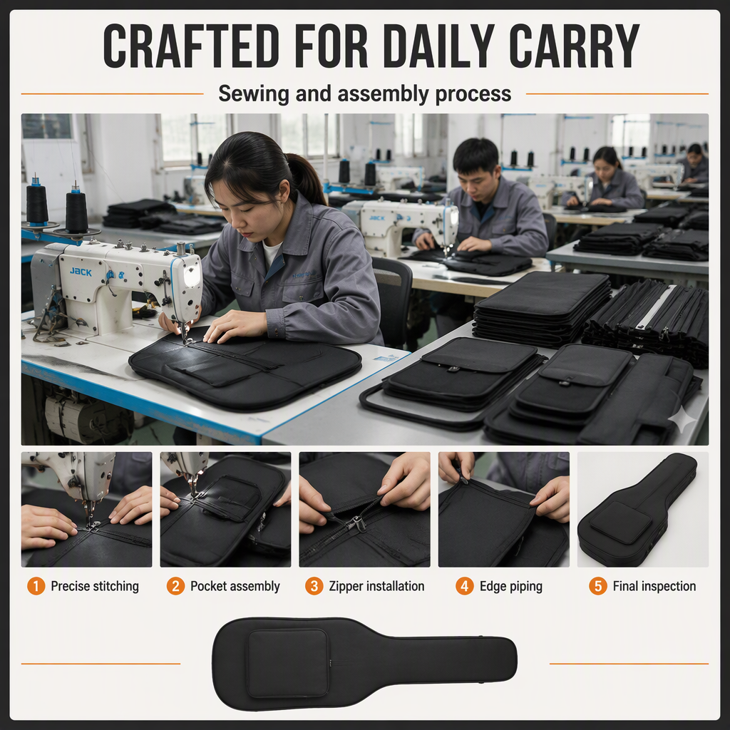 Factory Wholesale Custom Logo No MOQ 40 Inch 41 Inch Acoustic Guitar Bag Waterproof Guitar Case Soft Light Weight Guitar Gig Bag
