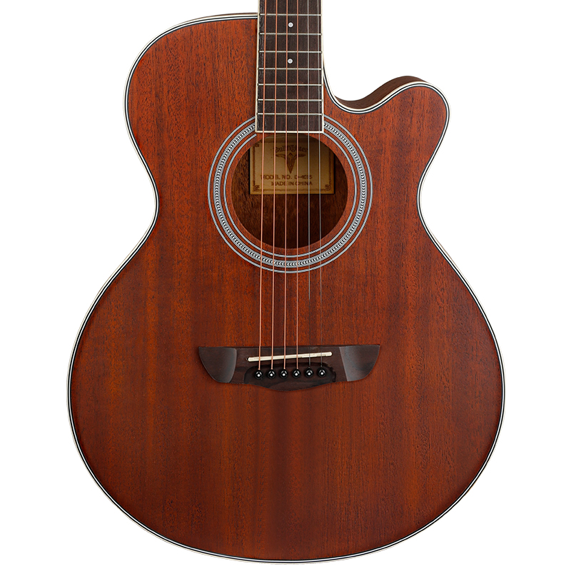 Bullfighter D-4015 Custom Brand Acoustic Guitar Wholesale Price Cutaway Mahogany Sapele with Rosewood Back/Side Manhogany