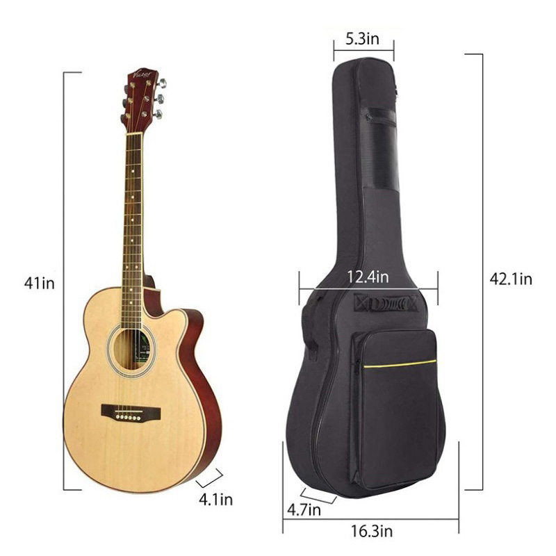 Waterproof Customized Size Electric Guitar Bag Traveling Guitar Gig Bag Musical Instrument Backpack