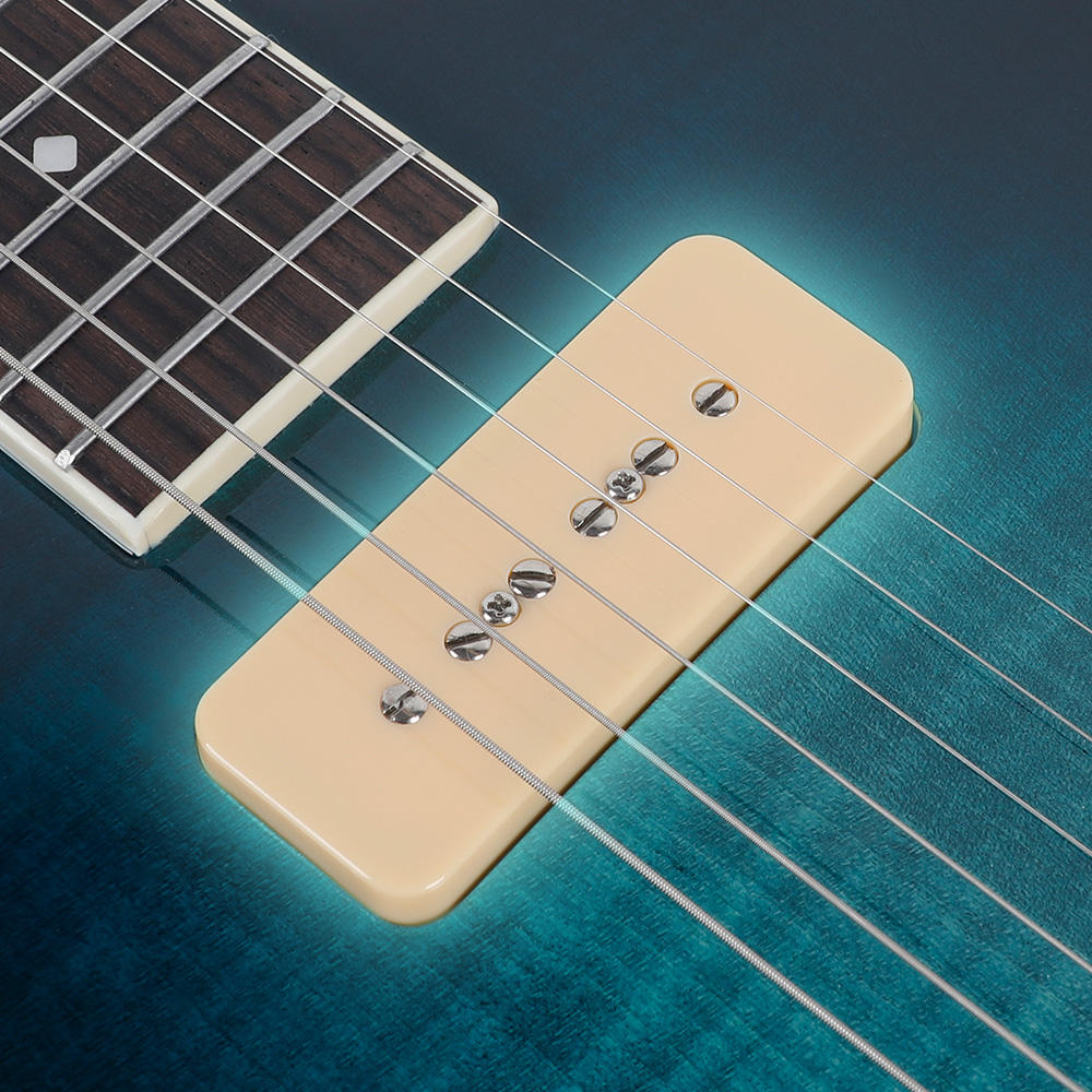 K11 Exquisite 5-String Semi-Hollow Jazz Guitar Poplar Body Indian Rosewood Neck Maple Fretboard for High Quality