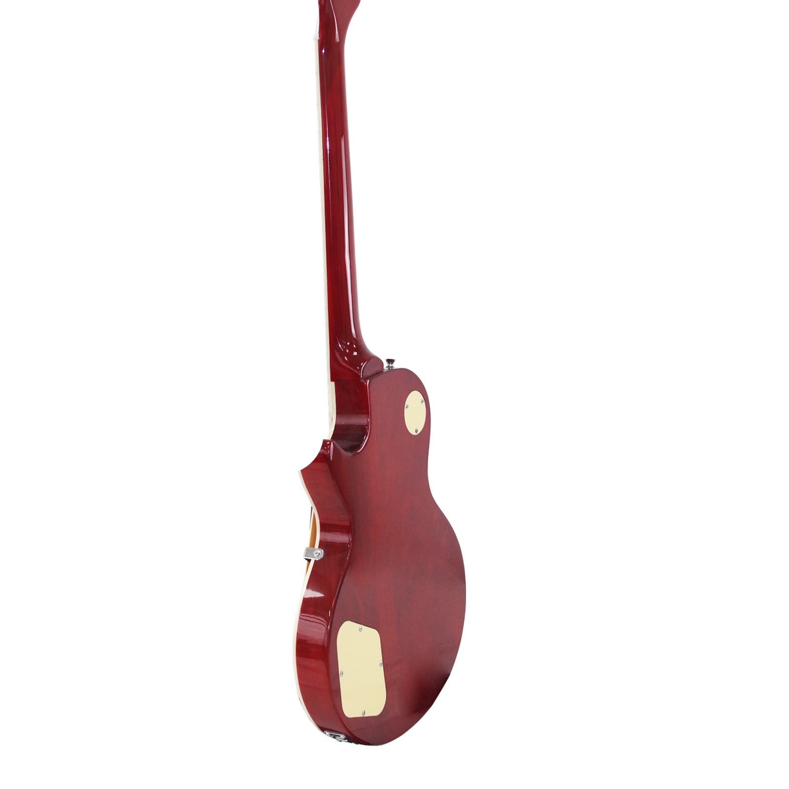 Moq 1 Set-in Lp Style Color Oem Gold Top Mahogany Body Electronic Guitar with Flame