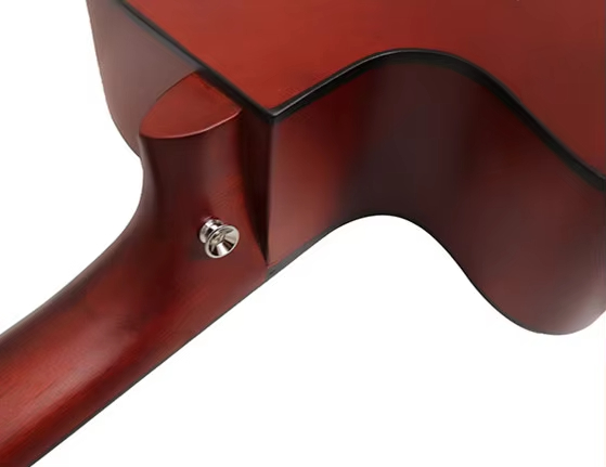 40 Inch Folk Acoustic Guitar Wholesale Matte Solid Basswood Guitar for Beginner