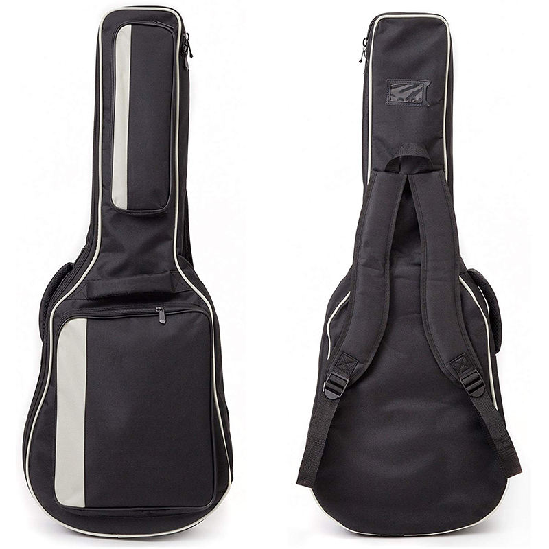 Acoustic Guitar Bag Thick Padding Waterproof Dual Adjustable Shoulder Strap Guitar Case Gig Bag 40 41 Inch with Back Hanger Loop