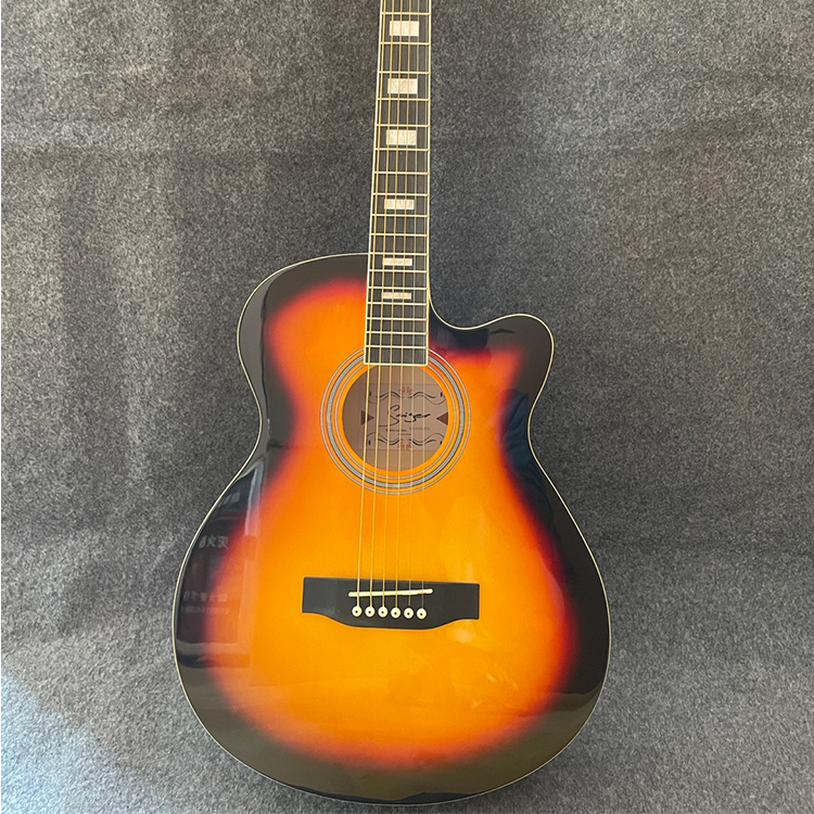 Wholesale for GA-H15 Beginner Student Acoustic Guitar 40-Inch Basswood Body Maple Neck Fingerboard Inlay Attractive Price