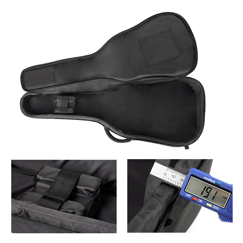 Factory Wholesale Custom Logo No MOQ 40 Inch 41 Inch Acoustic Guitar Bag Waterproof Guitar Case Soft Light Weight Guitar Gig Bag