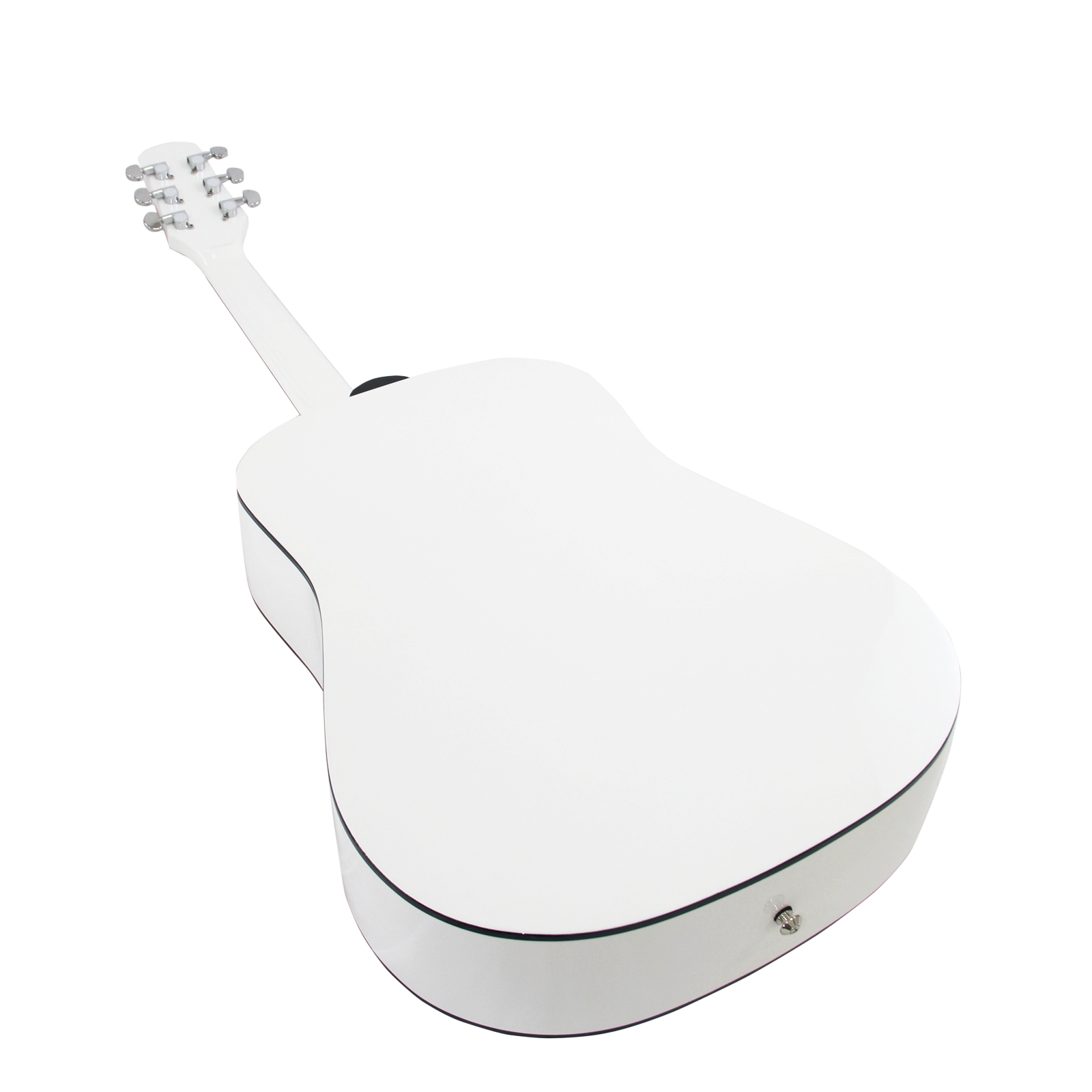 Portable Acoustic Guitar Single-Sided Folk Guitar Design for Beginners and Travel