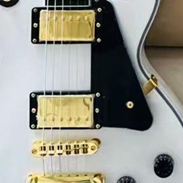 LP Mahogany 6-String Electric Guitar Gloss Solid Top Rosewood Fingerboard Fully Enclosed Tuning Pegs P-90/H-H Pickup OEM