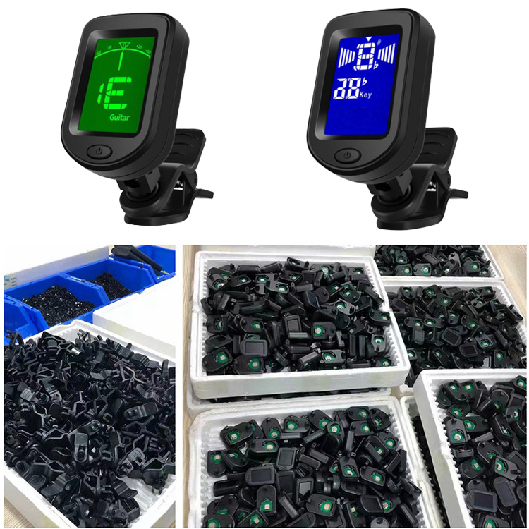 T75 Wholesale Clip-On Chromatic Guitar Tuner Electric Charging Plastic Stringed Instruments Parts Guitar &amp; Bass Accessories
