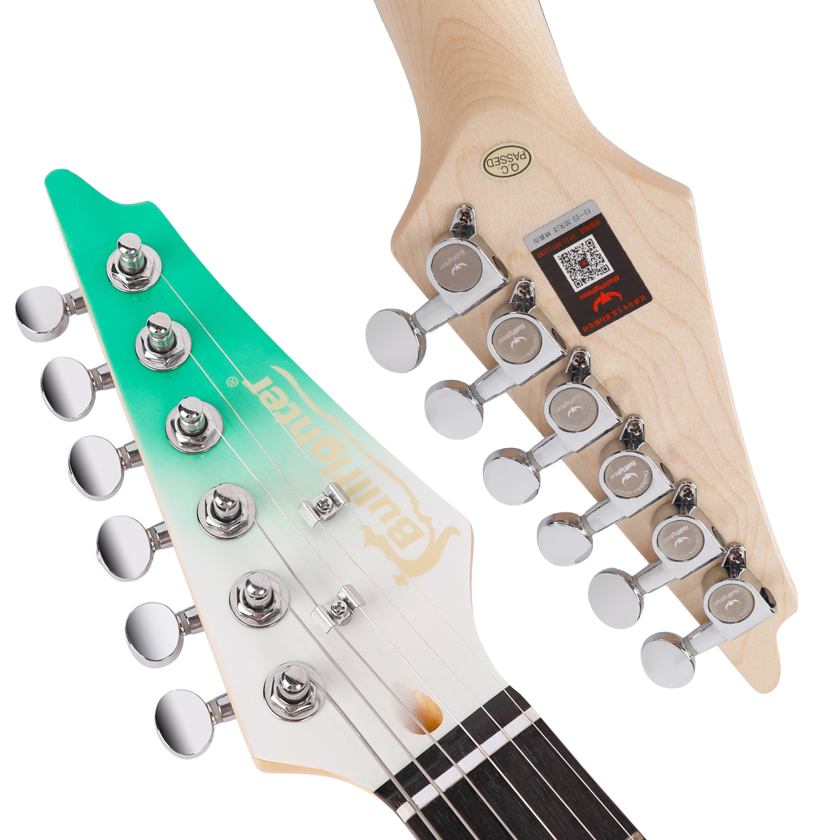 Wholesale children's electric guitars in various colors with maple necks and glossy finish hot-selling electric guitar models