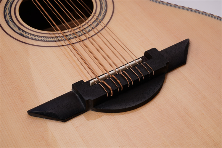 Factory Direct Sale 10-String Acoustic Guitar Bajo Quinto Florentine Mexican Style Spruce Top Mahogany Rosewood Fingerboard