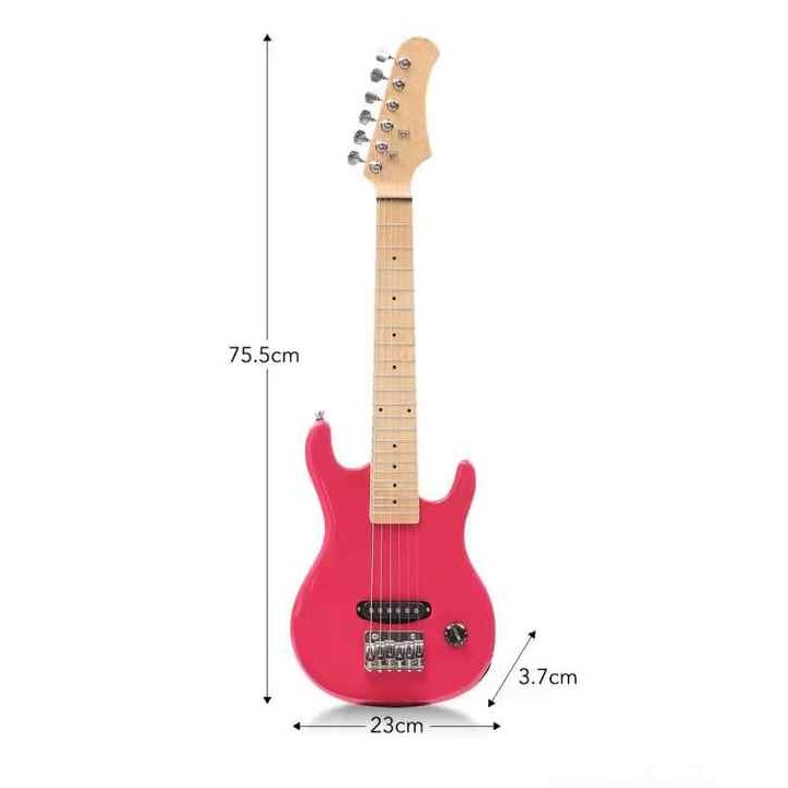 Factory Wholesale 30 Inch Electric Guitar Set with AMP, Connecting Cable, Bag and Pick Support OEM