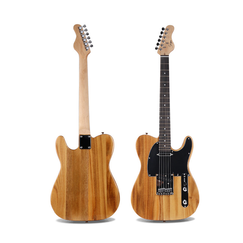 S-G17/S-G18 Semi Hollow F Hole TL Electric Guitar Solid Mahogany Body Active Pickups Semi Matte Finish 6 String Factory