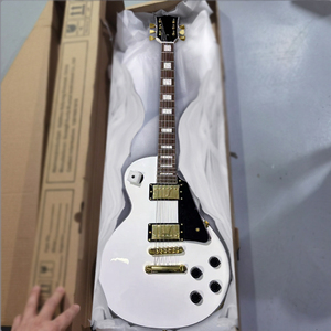LP Mahogany 6-String Electric Guitar Gloss Solid Top Rosewood Fingerboard Fully Enclosed Tuning Pegs P-90/H-H Pickup OEM