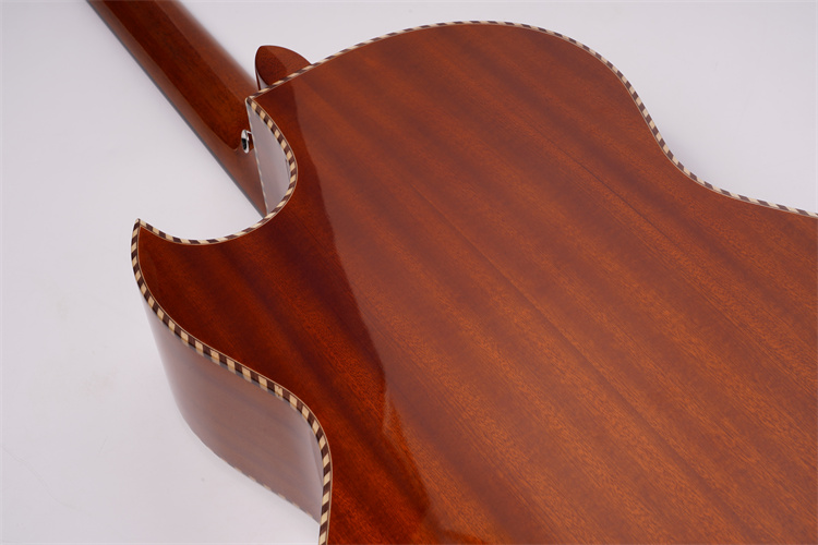 Factory Direct Sale 10-String Acoustic Guitar Bajo Quinto Florentine Mexican Style Spruce Top Mahogany Rosewood Fingerboard