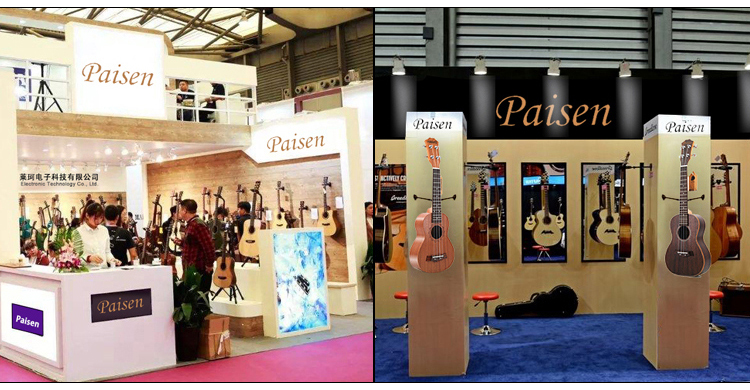 Paisen High Quality 38 Inch Solid Sapele Acoustic Guitar 6 Strings Folk Guitar for Kids