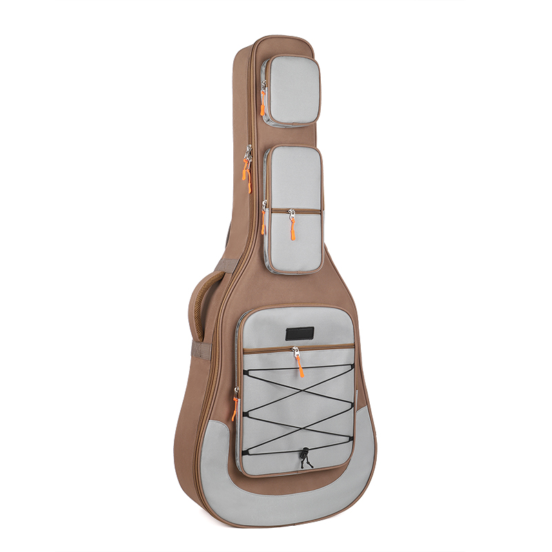Factory Wholesale Waterproof Acoustic Guitar Bag 40/ 41 Inch Thick Foam Padded Double Shoulder Guitar Gig Bag With Big Pockets