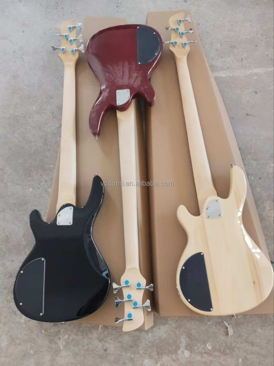Electric Guitar bass close-up