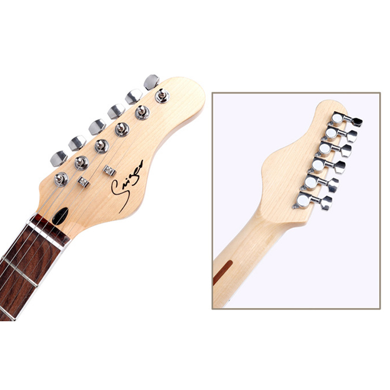 S-G17/S-G18 Semi Hollow F Hole TL Electric Guitar Solid Mahogany Body Active Pickups Semi Matte Finish 6 String Factory