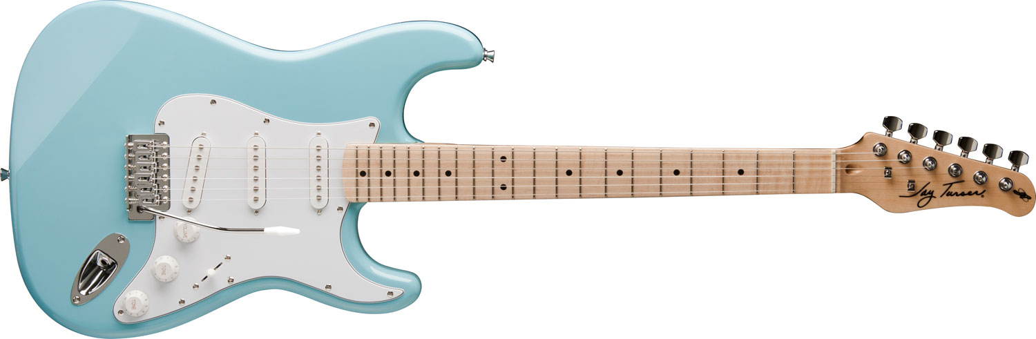 Jay Turser JT-300M electric guitar Daphne Blue finish