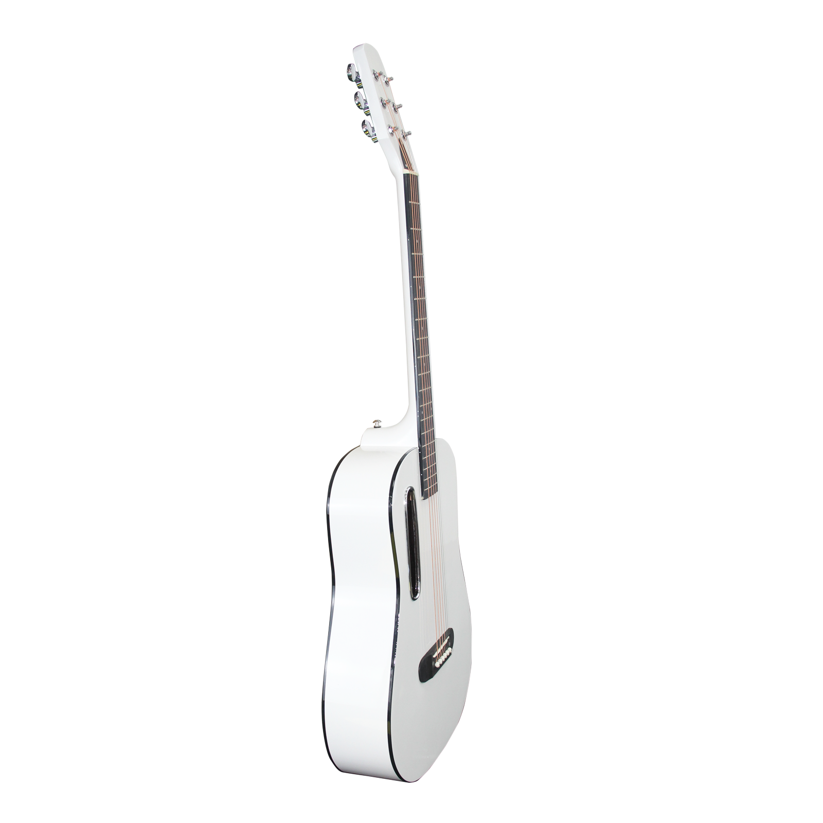 Portable Acoustic Guitar Single-Sided Folk Guitar Design for Beginners and Travel