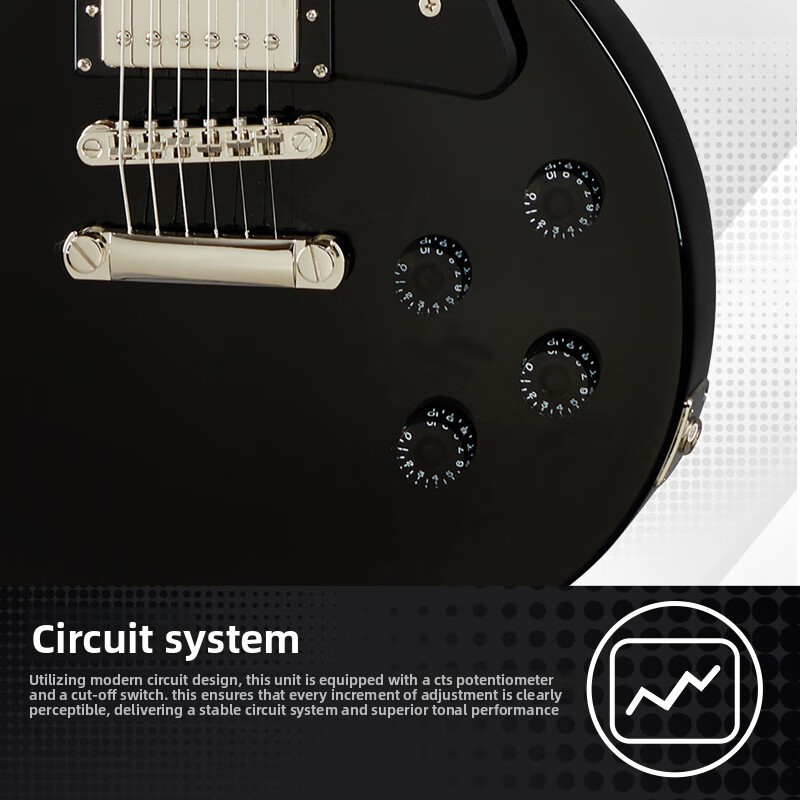 Electric Guitar LP Studio EB Yao Night Black Maple &amp; Mahogany Men and Women Yi Pufeng